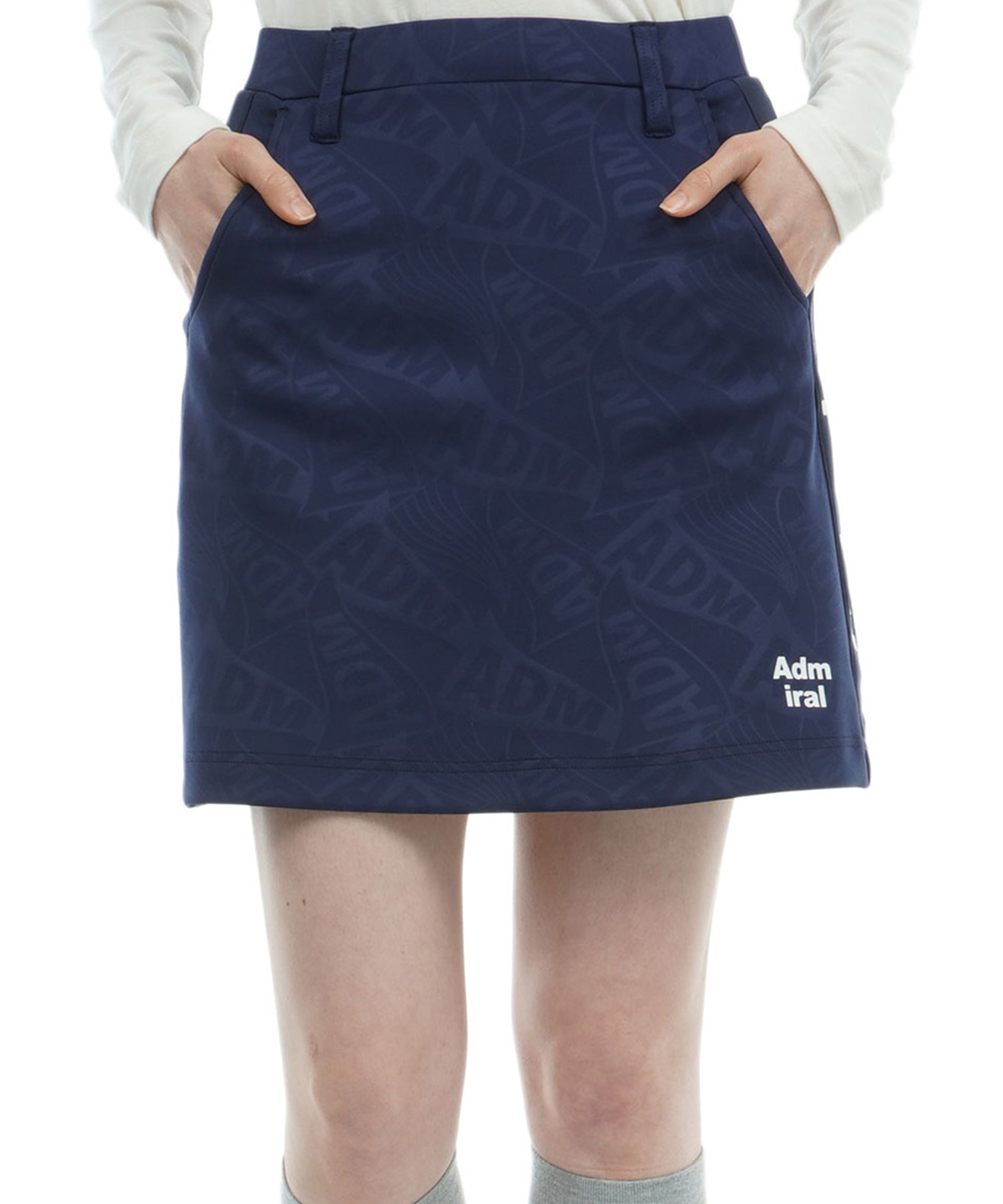 Admiral ネイビー花柄テニススカート Admiral ネイビー花柄テニススカート Admiral ネイビー花柄