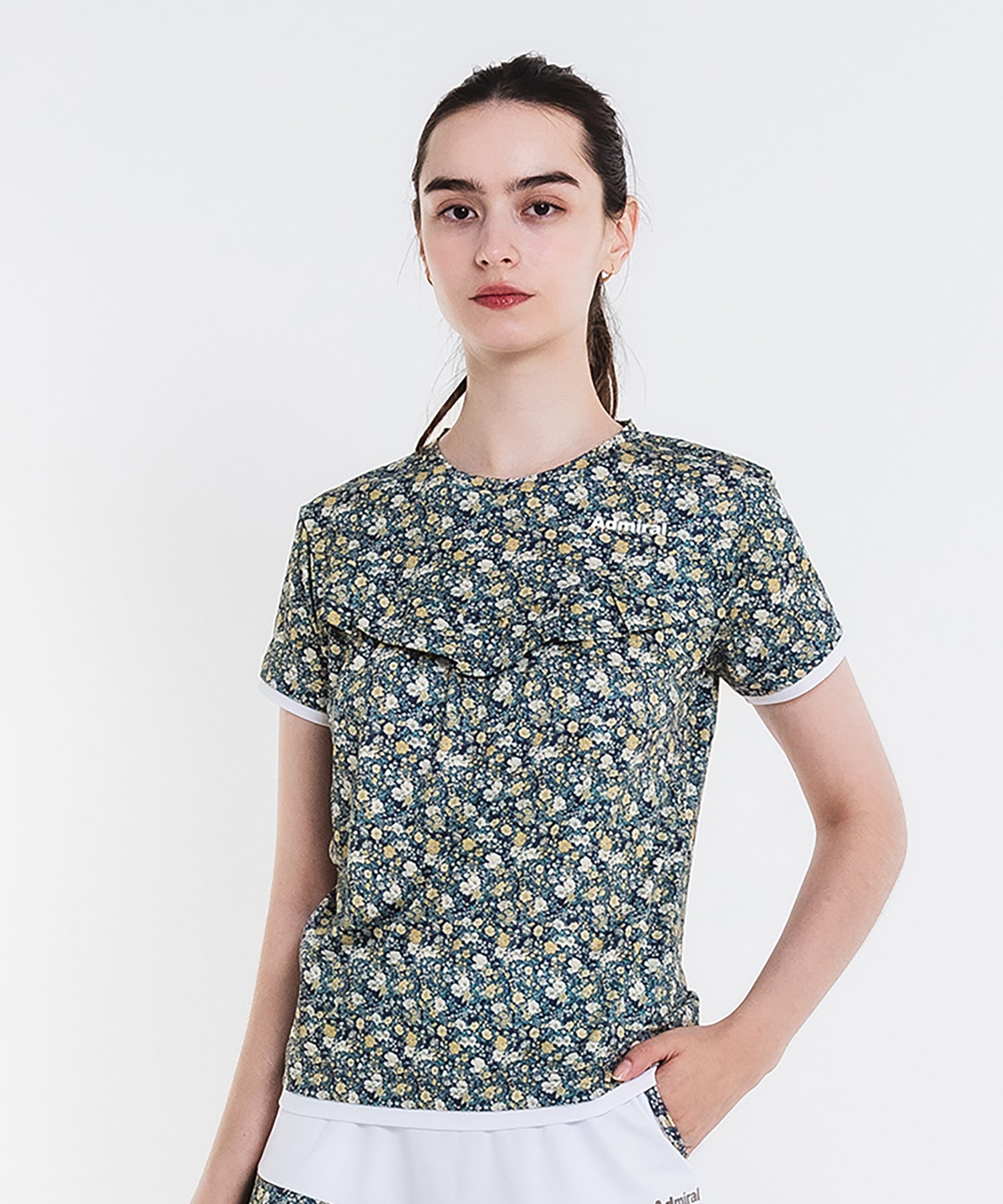 アドミラル フラワープリントギャザーTEE ATLA618 2026年春夏モデル フラワープリントギャザー TEE ATLA618 – ADMIRAL