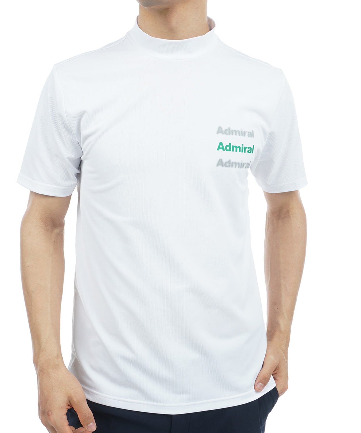 ベーシックフロントロゴ モックネックシャツADLA314 – ADMIRAL
