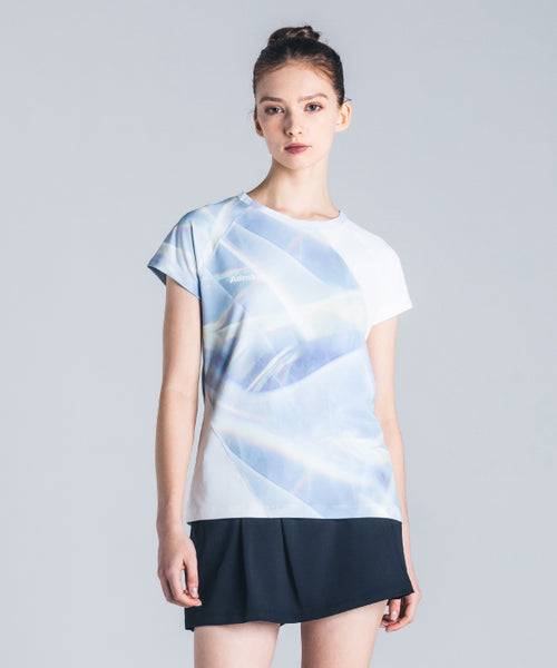 アシンメトリースラッシュグラフィックTEE ATLA430 – ADMIRAL