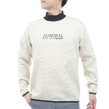 キルトジャガード モックネックスウェット　ADMA665