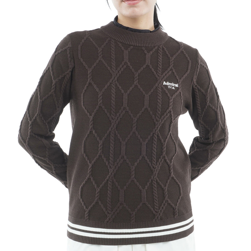 【A-63】訳あり ROUGH WATERS セーター Lサイズ Cable Bottleneck Sweater ADLA663 – ADMIRAL