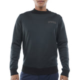 ハイブリッド モックネック ニットスウェット　ADMA675