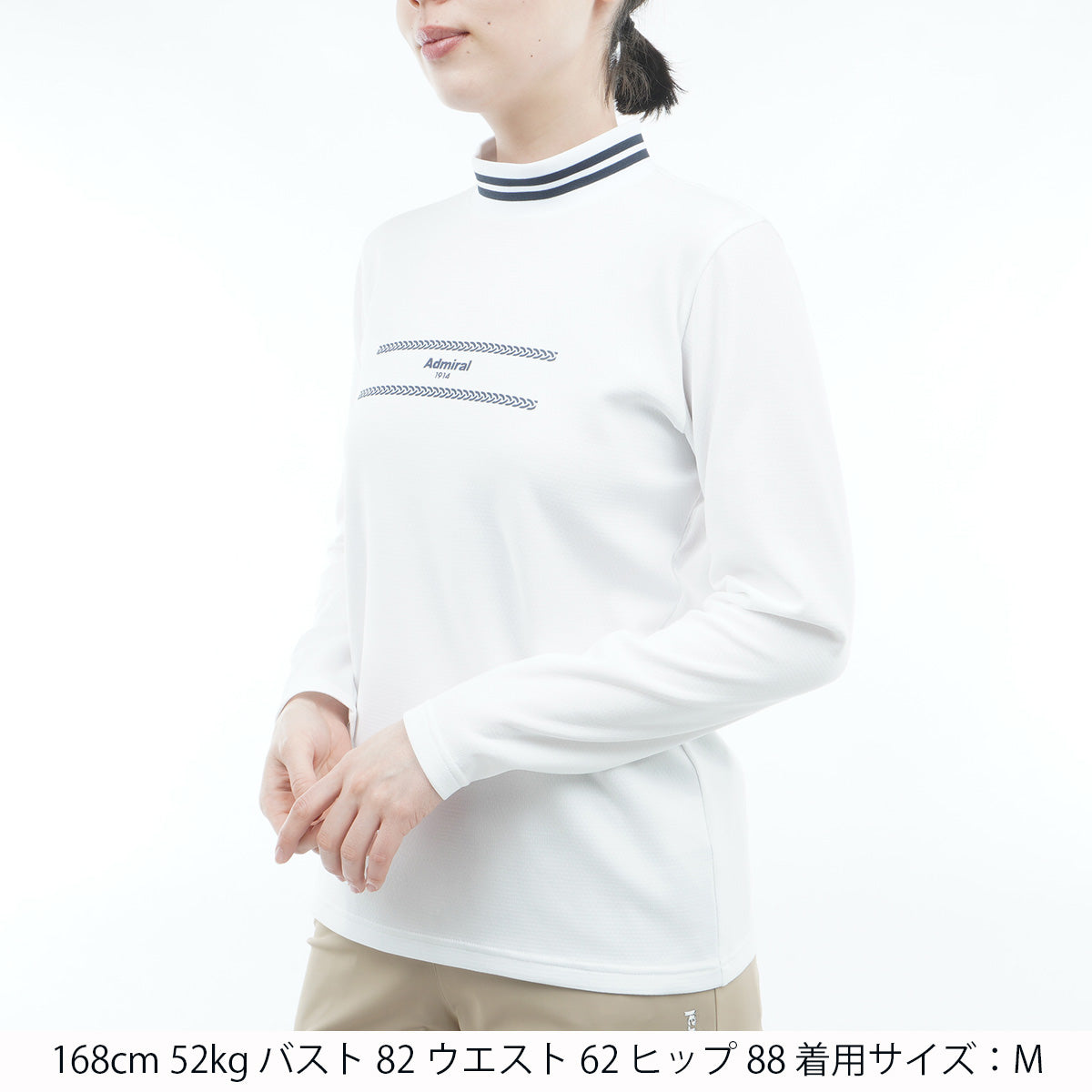 カラタッチ 長袖モックシャツ ADLA661 – ADMIRAL
