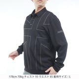 ワッフル UJ 長袖シャツ　ADMA655