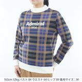 ジャカードチェック ボトルネックセーター　ADLA664
