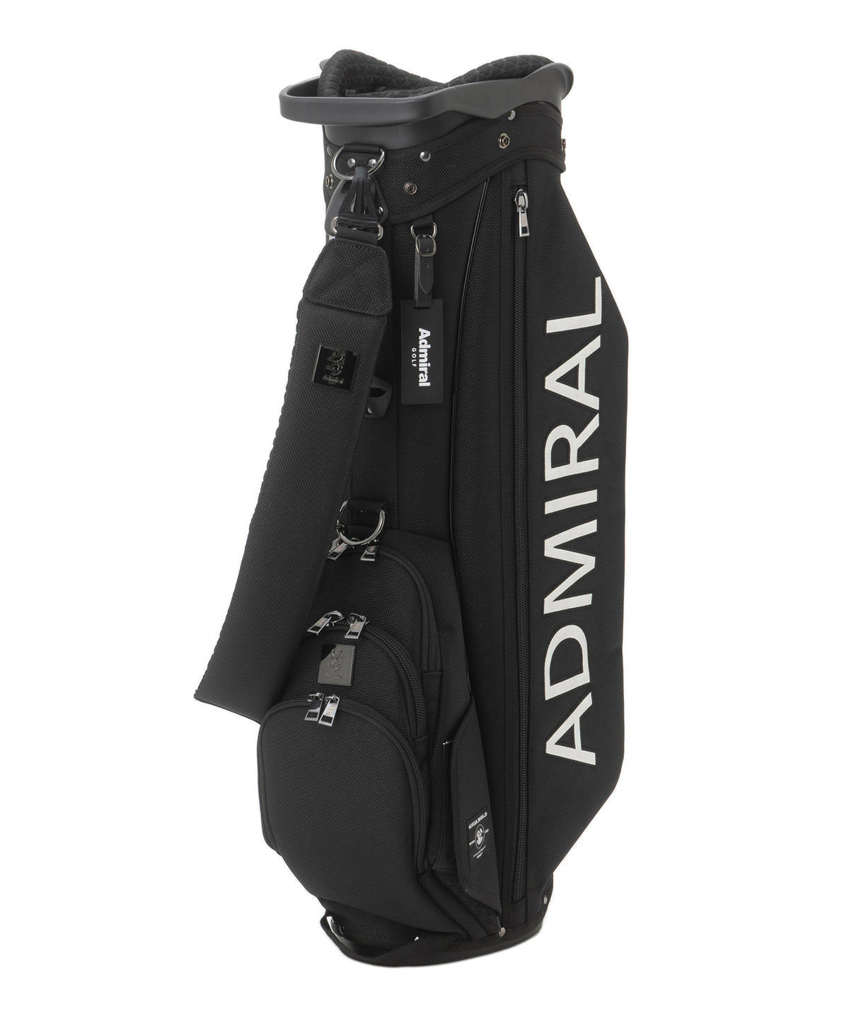 Admiral miral ゴルフバッグ ブラック/グレー アドミラル ゴルフ（Admiral GOLF）（メンズ）ゴルフ カート キャディ