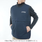 撥水 クルーネック ウィンドベスト　ADMA652