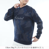 カモフラージュ Vネックセーター　ADMA668
