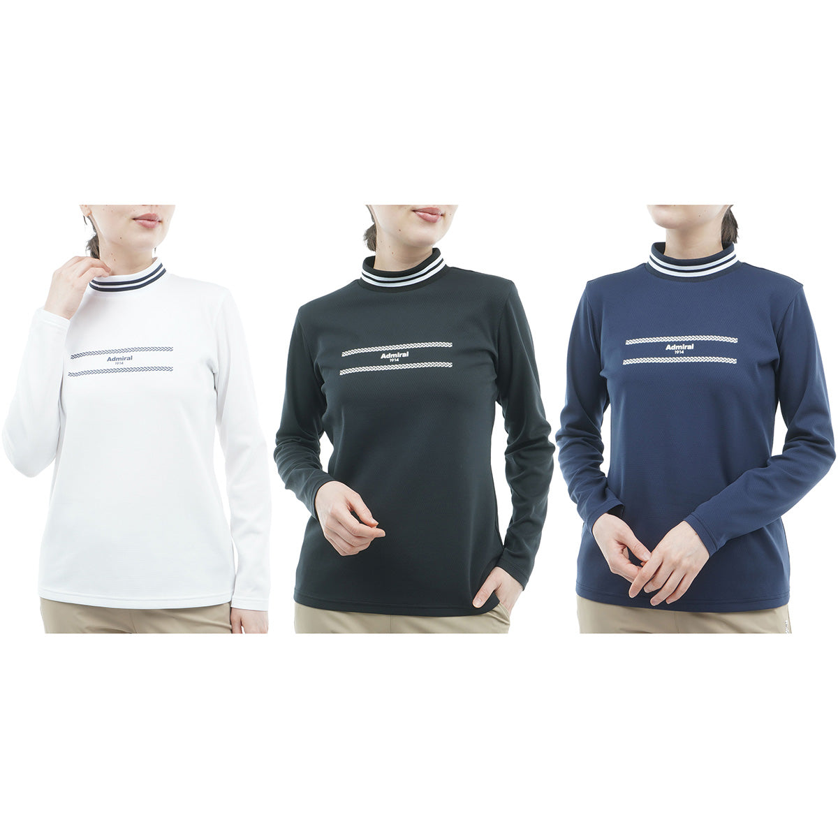 カラタッチ 長袖モックシャツ ADLA661 – ADMIRAL