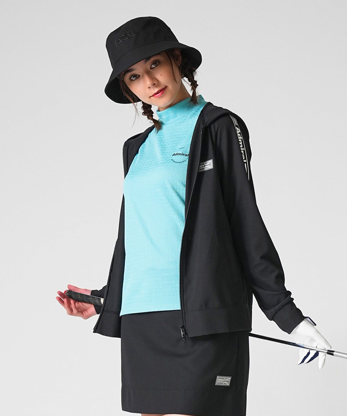 ミニワッフル フーディージップパーカ ADLA501 – ADMIRAL