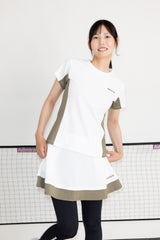 サイドフレアバイカラーTEE　ATLA667