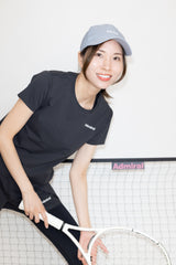 Piqué soccer cross layered hem TEE ATLA662