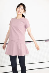 Piqué soccer cross layered hem TEE ATLA662