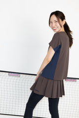 サイドフレアバイカラーTEE　ATLA667