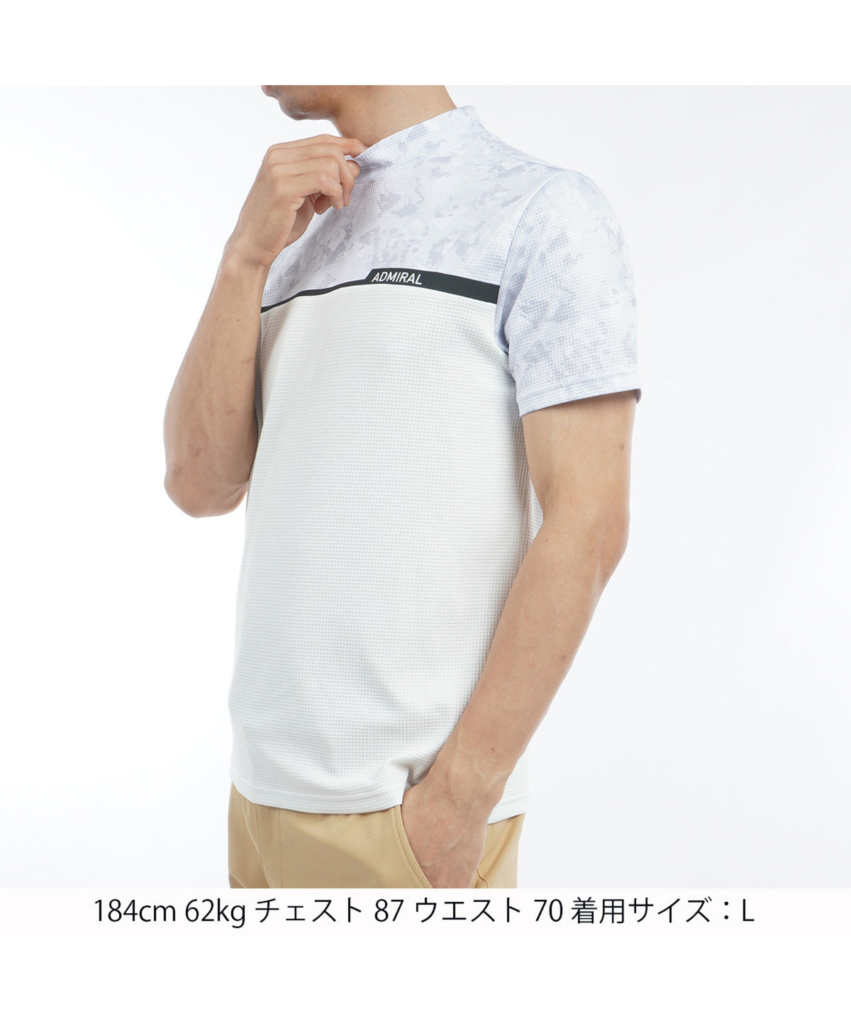 美品　ADMRIAL ゴルフ　ポロシャツ2枚セット ネイビー&ホワイト 美品 ADMRIAL ゴルフ ポロシャツ2枚セット ネイビー&ホワイト 楽天市場