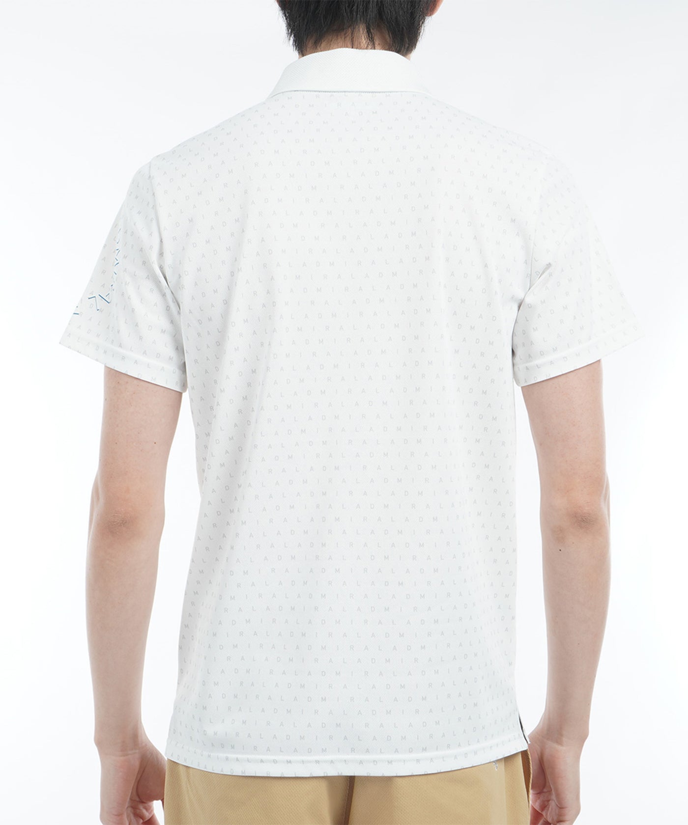 ☆Admiral AD TECH FABRIC ホワイトポロシャツ ☆Admiral AD TECH FABRIC ホワイトポロシャツ ☆Admiral AD TECH