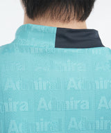ストライプジャガード モックネックシャツ ADMA501
