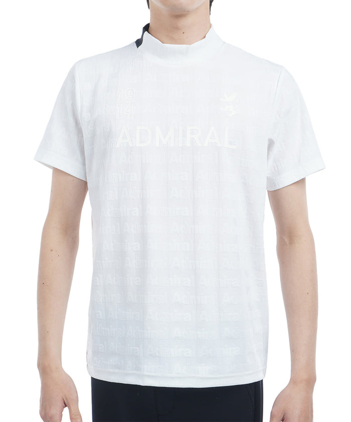 Striped Jacquard Mock Neck Shirt ADMA501