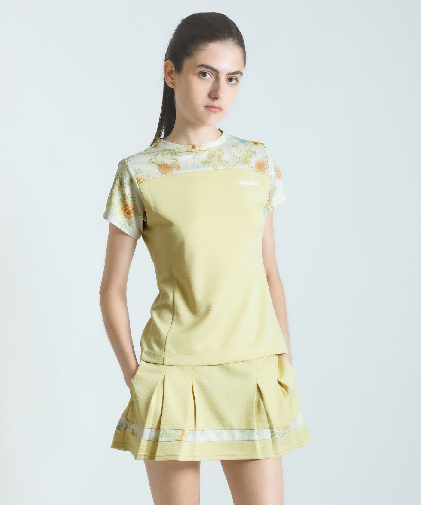 バックスリットフラワーTEE ATLA513 – ADMIRAL