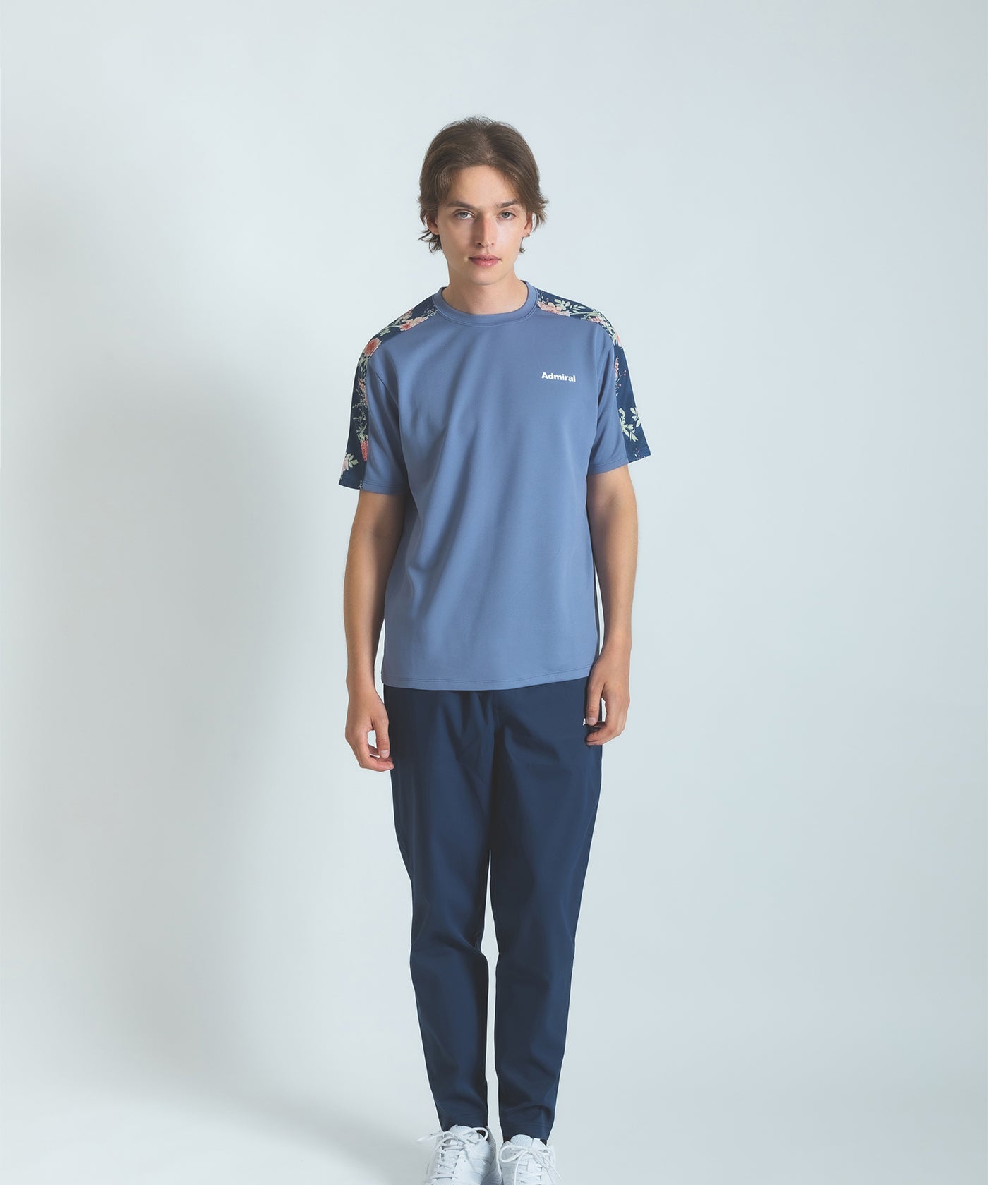 ショルダーフラワーグラフィックTEE ATMA506 – ADMIRAL