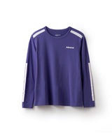 バイカラーラインプリントL/S TEE ATLA345