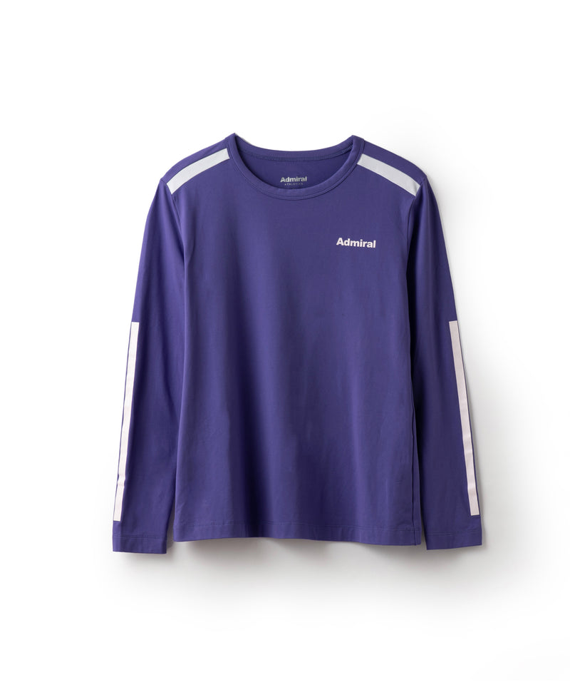 バイカラーラインプリントL/S TEE ATLA345