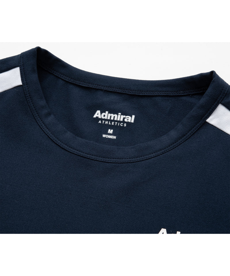バイカラーラインプリントL/S TEE ATLA345
