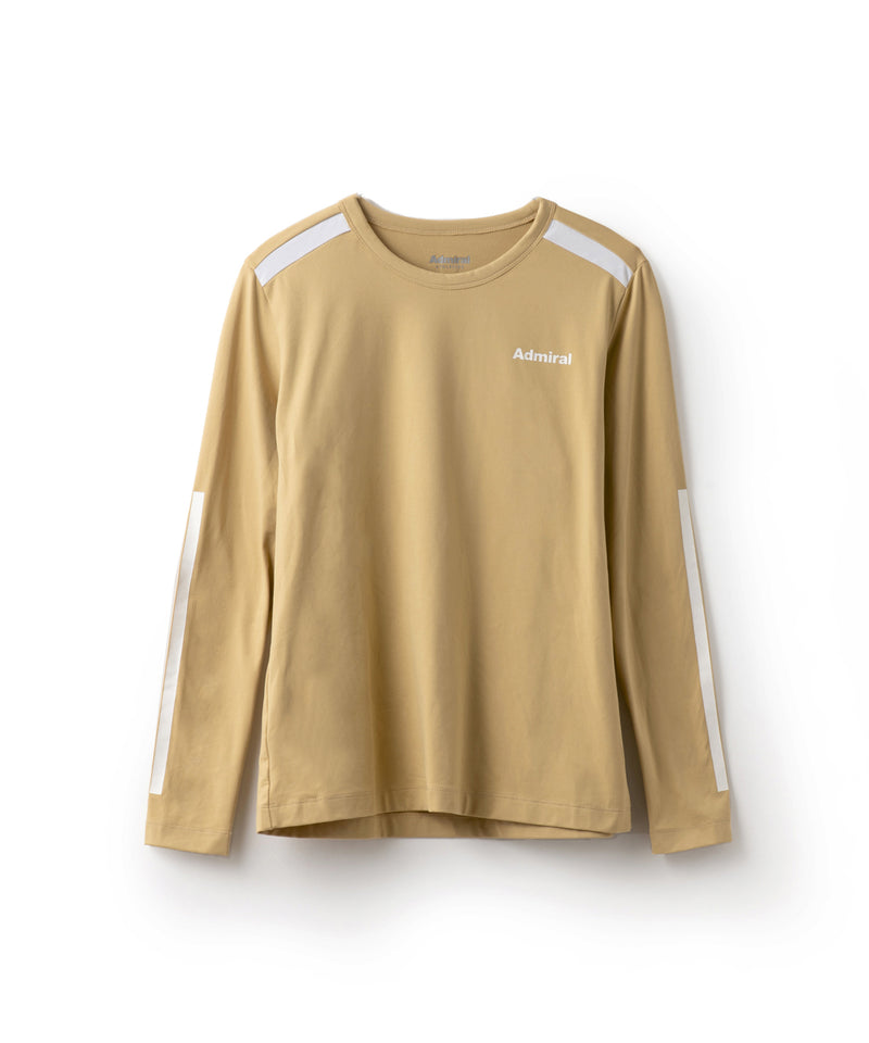 バイカラーラインプリントL/S TEE ATLA345