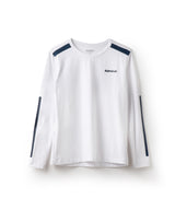 バイカラーラインプリントL/S TEE ATLA345