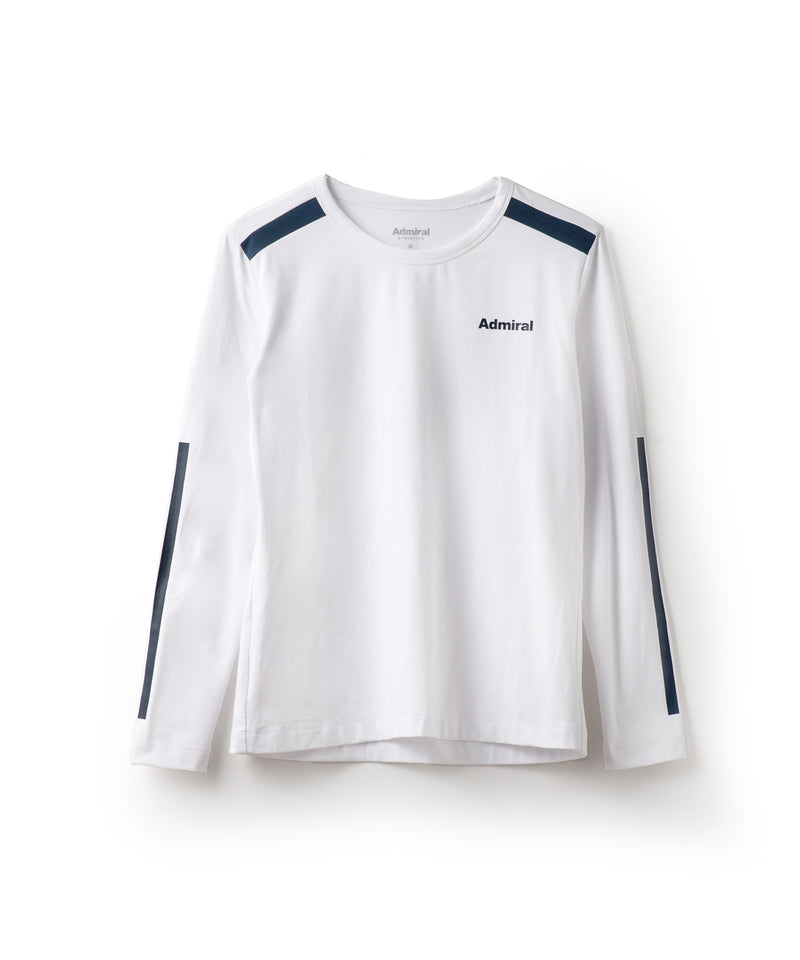 バイカラーラインプリントL/S TEE ATLA345