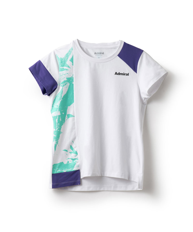 コラージュモチーフプリントTEE ATLA340