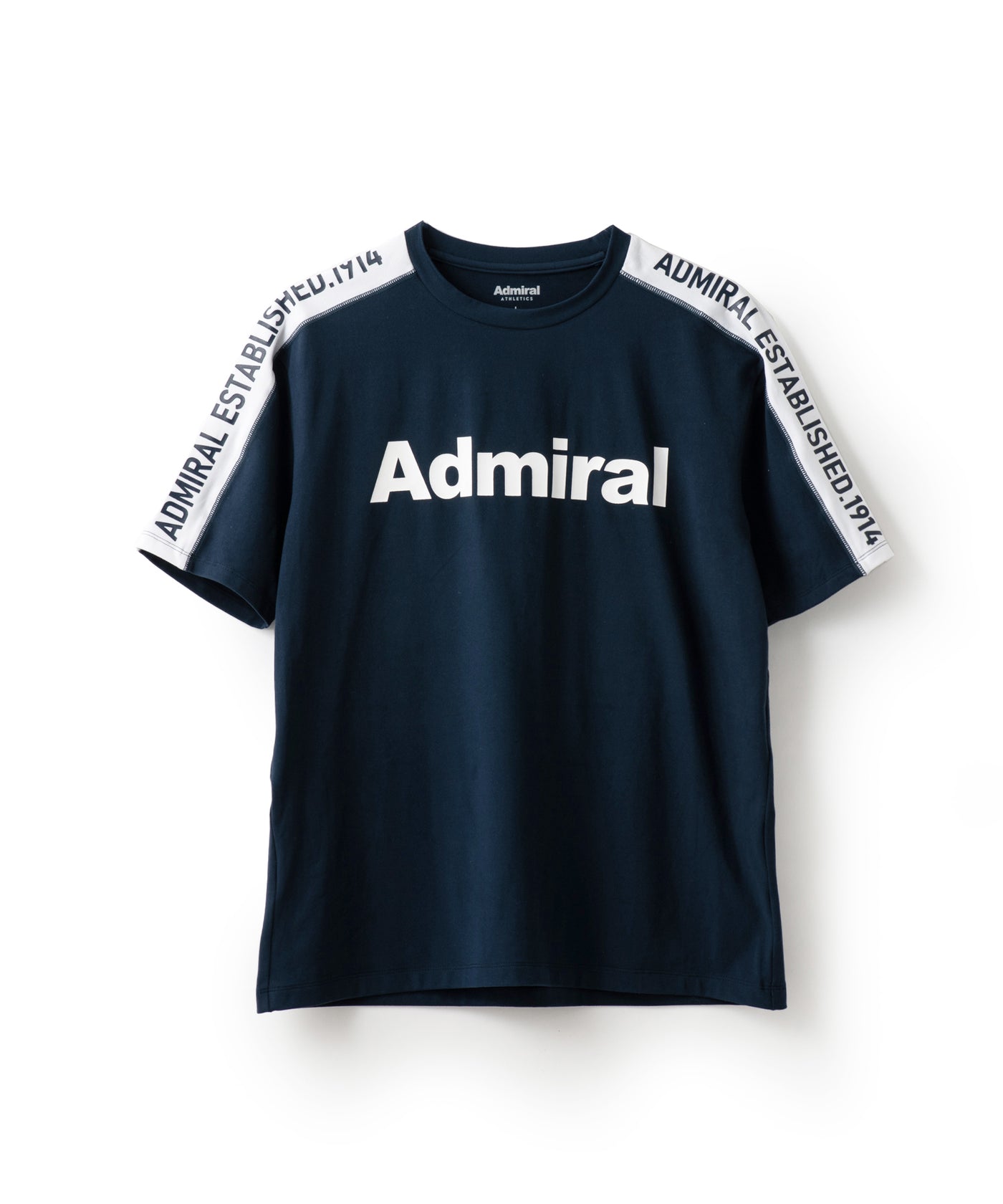 ショルダーラインロゴTEE ATMA327 – ADMIRAL