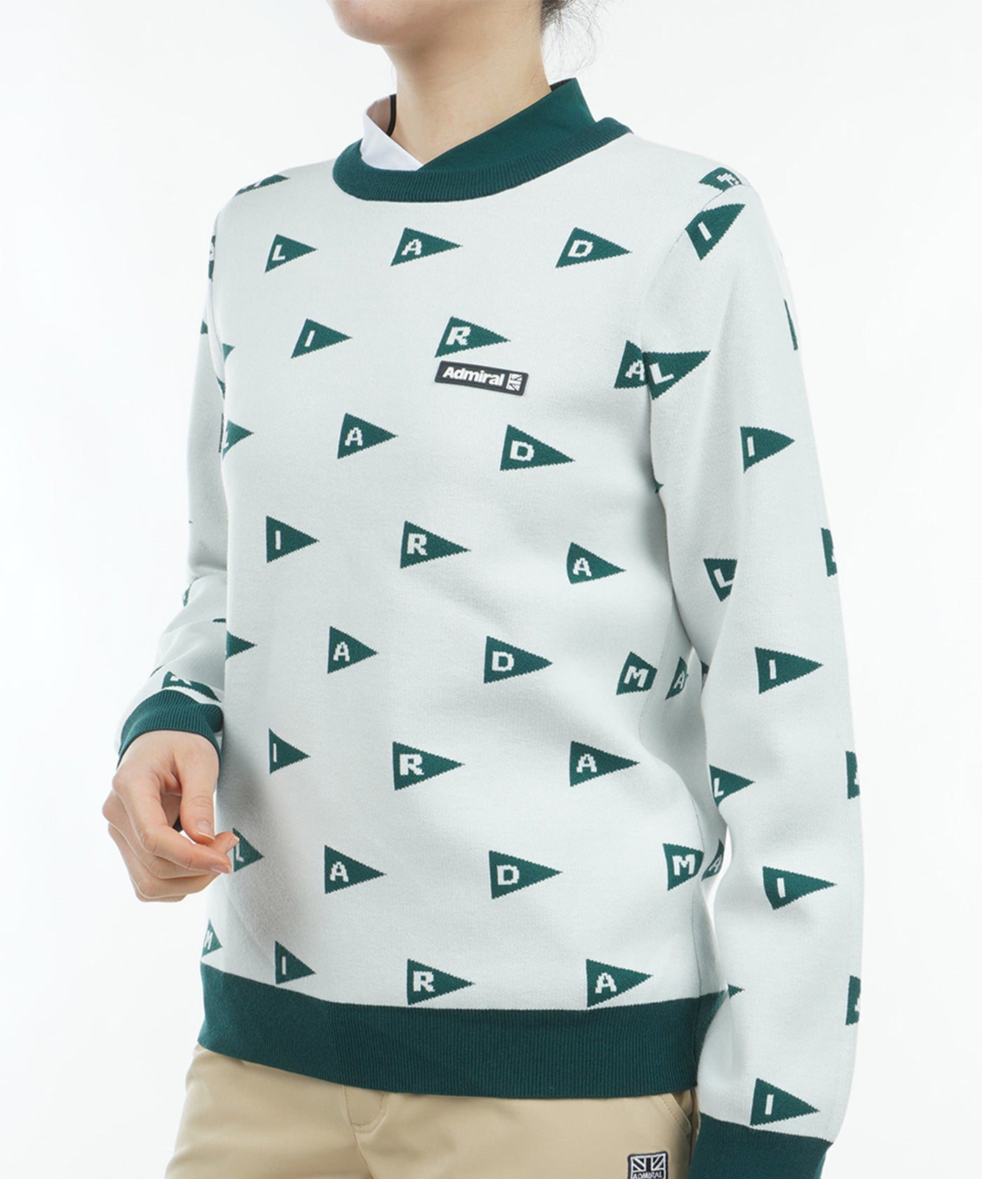 フラッグジャカード クルーセーター ADLA454 – ADMIRAL フラッグジャカード クルーセーター ADLA454 – ADMIRAL