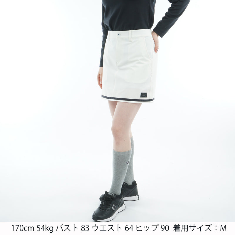 4WAYストレッチ ヘムラインスカート ADLA556