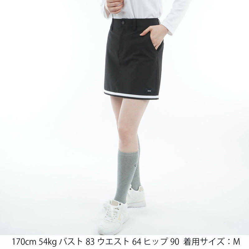 4WAYストレッチ ヘムラインスカート ADLA556