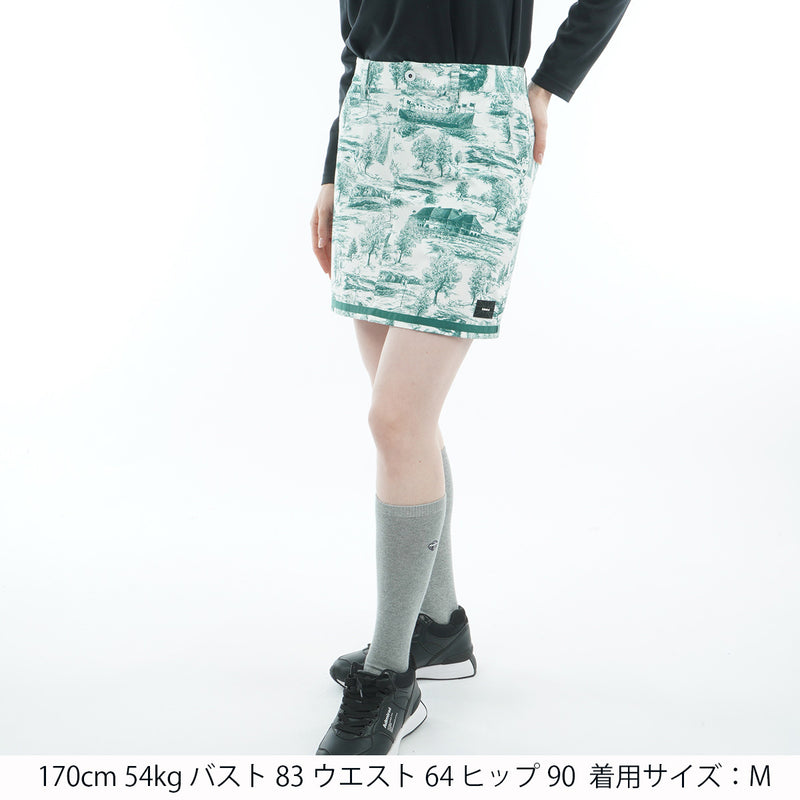 4WAYストレッチ ヘムラインスカート ADLA556