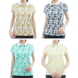 リーフジャガード ポロシャツ ADLA618