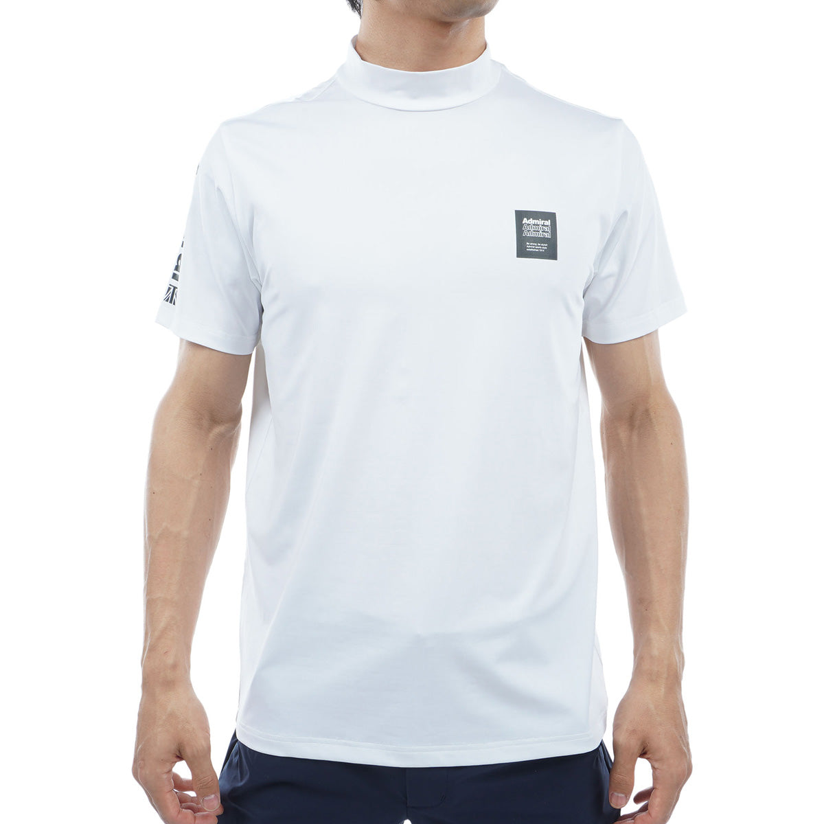 新品未使用⭐︎Admiral ホワイト Tシャツ M ロゴエンボス モックシャツ ADMA407 – ADMIRAL