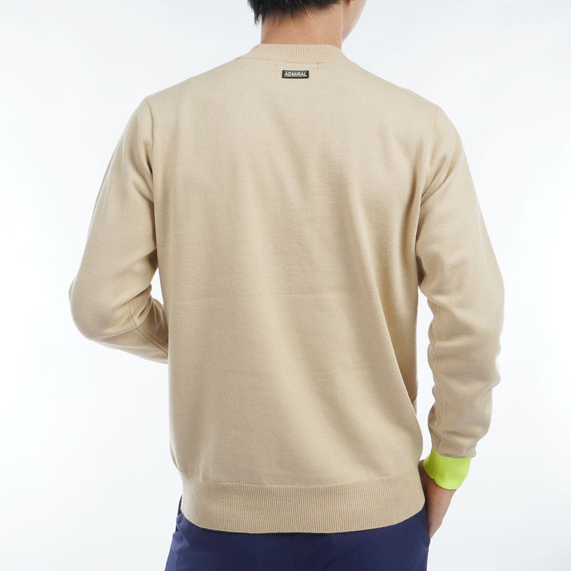 ラインロゴ モックネックセーター  ADMA466