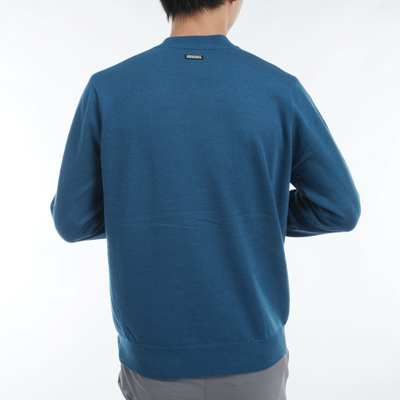 ラインロゴ モックネックセーター  ADMA466