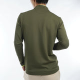 裏起毛 モックネックシャツ  ADMA494