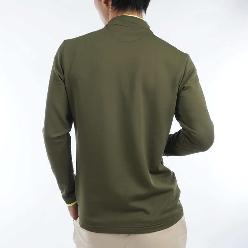 裏起毛 モックネックシャツ  ADMA494