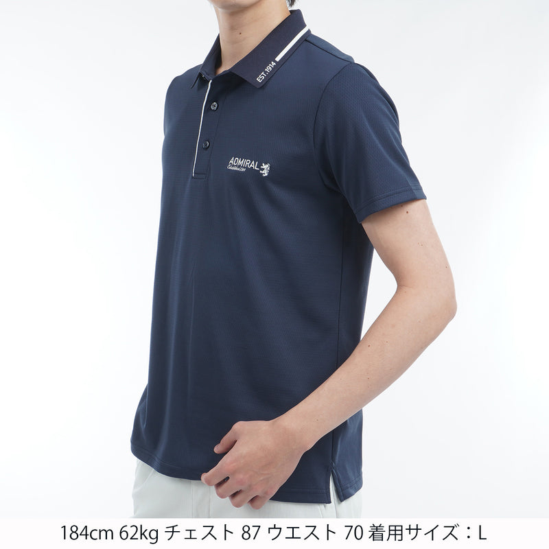 カラタッチ 台衿付きポロシャツ ADMA533