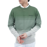 グラデーションボーダー クルーネックセーター ADMA556