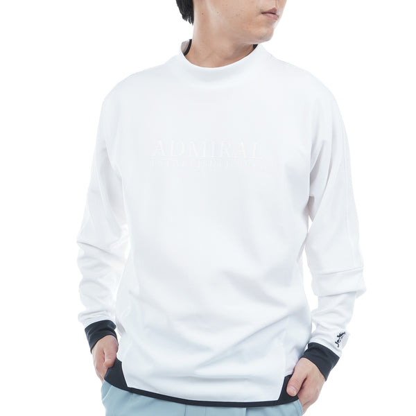 カラタッチ 長袖モックネックシャツ ADMA557