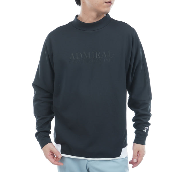 カラタッチ 長袖モックネックシャツ ADMA557