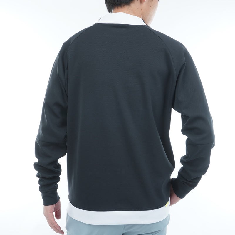 カラタッチ 長袖モックネックシャツ ADMA557