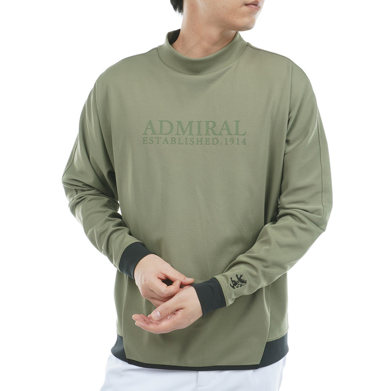 カラタッチ 長袖モックネックシャツ ADMA557