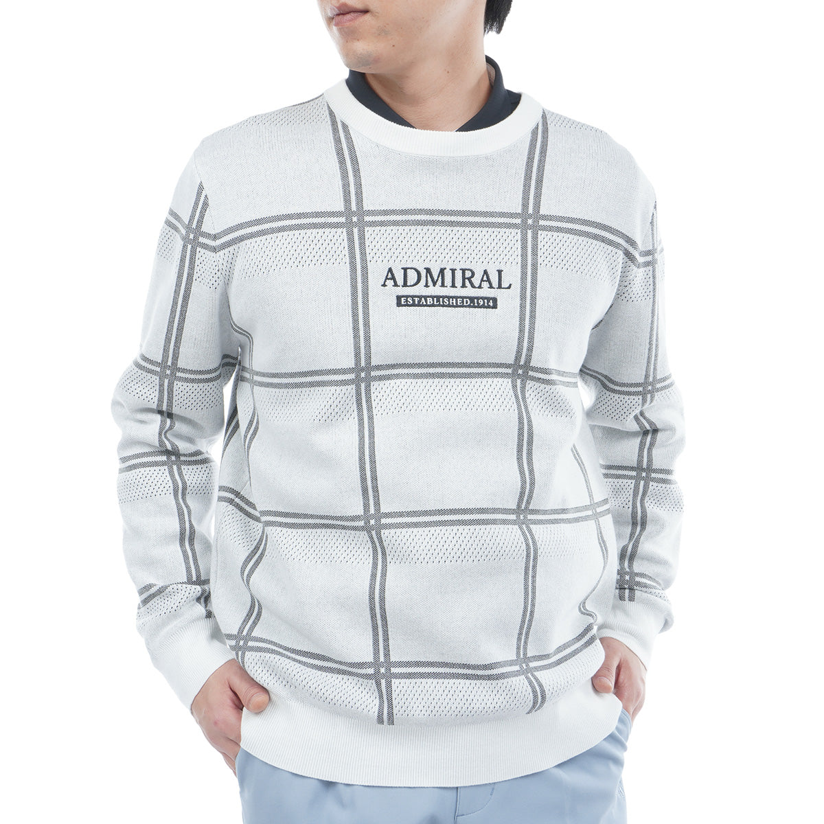 ウィンドウペン クルーネックセーター ADMA558 – ADMIRAL